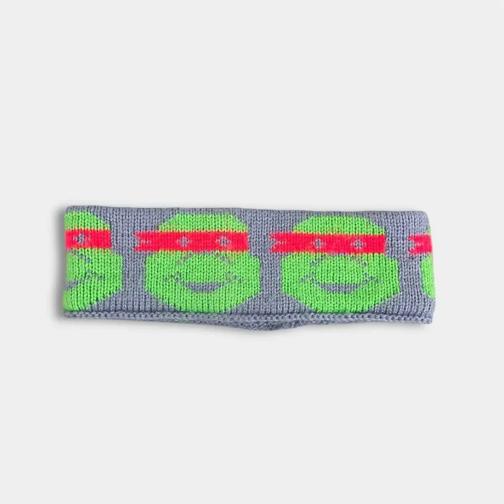 Vintage Ninja Turtle Knit Winter Ear Warmer Headband